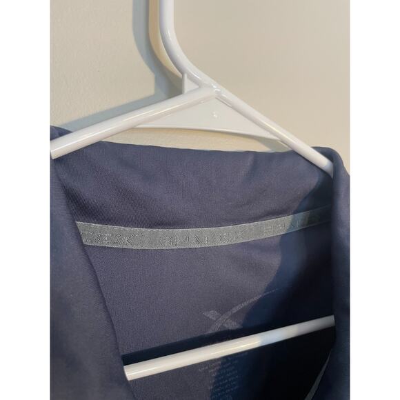 Space X Polo Shirt Mens XL Navy Blue Performance Golf Embroidered Logo - Picture 5 of 12